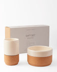 Ceramic Gift Set | Mug and Bowl in Cream