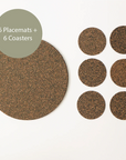 Dash Placemats + Coasters | Round - Table S/6