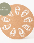 Cork Max Placemats | Oyster | 3 Sets for 2