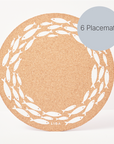 Cork Max Placemats | Shoal | 3 Sets for 2