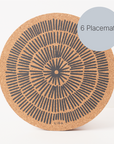 Cork Max Placemats | Sandy Lines | 3 Sets for 2