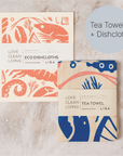 Tea Towel and matching Dishcloths | Seafood Platter
