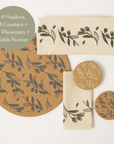 Napkins, Coasters, Placemats and Runner Bundle S/4 | Olive & Pip