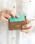 Small Card Holder | Dash Recycled Rubber + Eco Cork