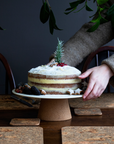 Ceramic Cake Plate | Black