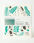 Giraffes | Cork and Tile Trivet, Tea Towel and Dishcloths