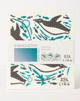 Swimming Penguin | Cork and Tile Trivet, Tea Towel and Dishcloths