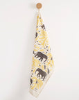 Organic Tea Towel | Elephant & Bananas