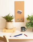 Cork Memo Board | Giraffes