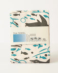 Swimming Penguin | Cork and Tile Trivet, Tea Towel and Dishcloths