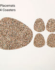 Pebble Placemats and Coasters | Set of 4
