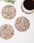 Beach Clean Coasters | Round Set of 4 or 6
