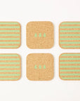 Cork Coasters | Candy Christmas