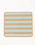 Cork Placemats | Candy Stripes - Blue S/4
