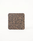 Dash Recycled Rubber & Cork Coasters | Square Set of 4