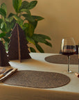 Dash Recycled Rubber & Cork Placemats | Oval S/4