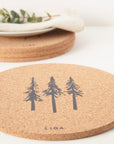 Cork Placemats | Fir Trees