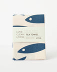 Organic Tea Towel | Fish