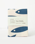Organic Tea Towel | Fish