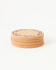 Cork Coasters | Fish on a Line Navy