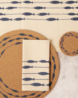 Eco Cork Tray | Fish on a Line