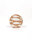 Round Organic Magnet | Fish