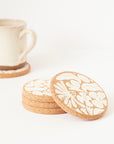 Cork Coasters | Flora