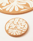 Cork Coasters | Flora