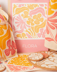 Organic Tea Towel | Flora