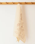 Organic Tea Towel | Flowers