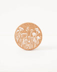 Cork Coaster | Flowers