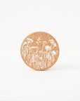 Cork Coaster | Flowers