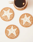 Cork Coasters | Follow Your Star