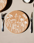 Cork Placemats | Flowers