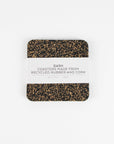 Dash Recycled Rubber & Cork Coasters | Square Set of 4