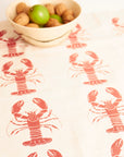 Tea Towel and matching Dishcloths | Mackerel & Lobster