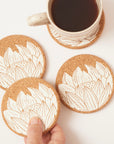 Cork Coasters | Lotus