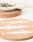 Cork Placemats | Mackerel
