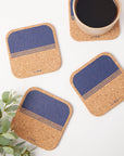 Cork Placemats Rectangle | Ocean Set of 4