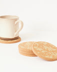 Cork Coasters | Olive & Pip Green