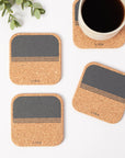 Cork Coasters | Rock Set of 4