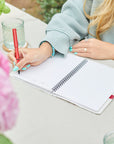 Sail Cloth Notebook - Red