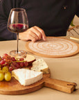 Cork Placemat - Sandy Lines