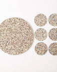 Beach Clean Round Placemats and Coasters Bundle | Table S/6
