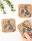 Cork Coasters | Shipping Forecast | Set of 4