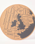 Cork Max Placemats | Shipping Forecast | S/2