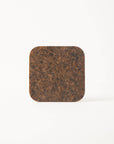 Smoked Cork Coasters | Square Set of 4