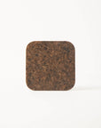 Smoked Cork Coasters | Square Set of 4