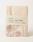 Organic Tea Towel | Flowers