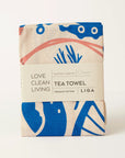 Tea Towel and matching Dishcloths | Seafood Platter